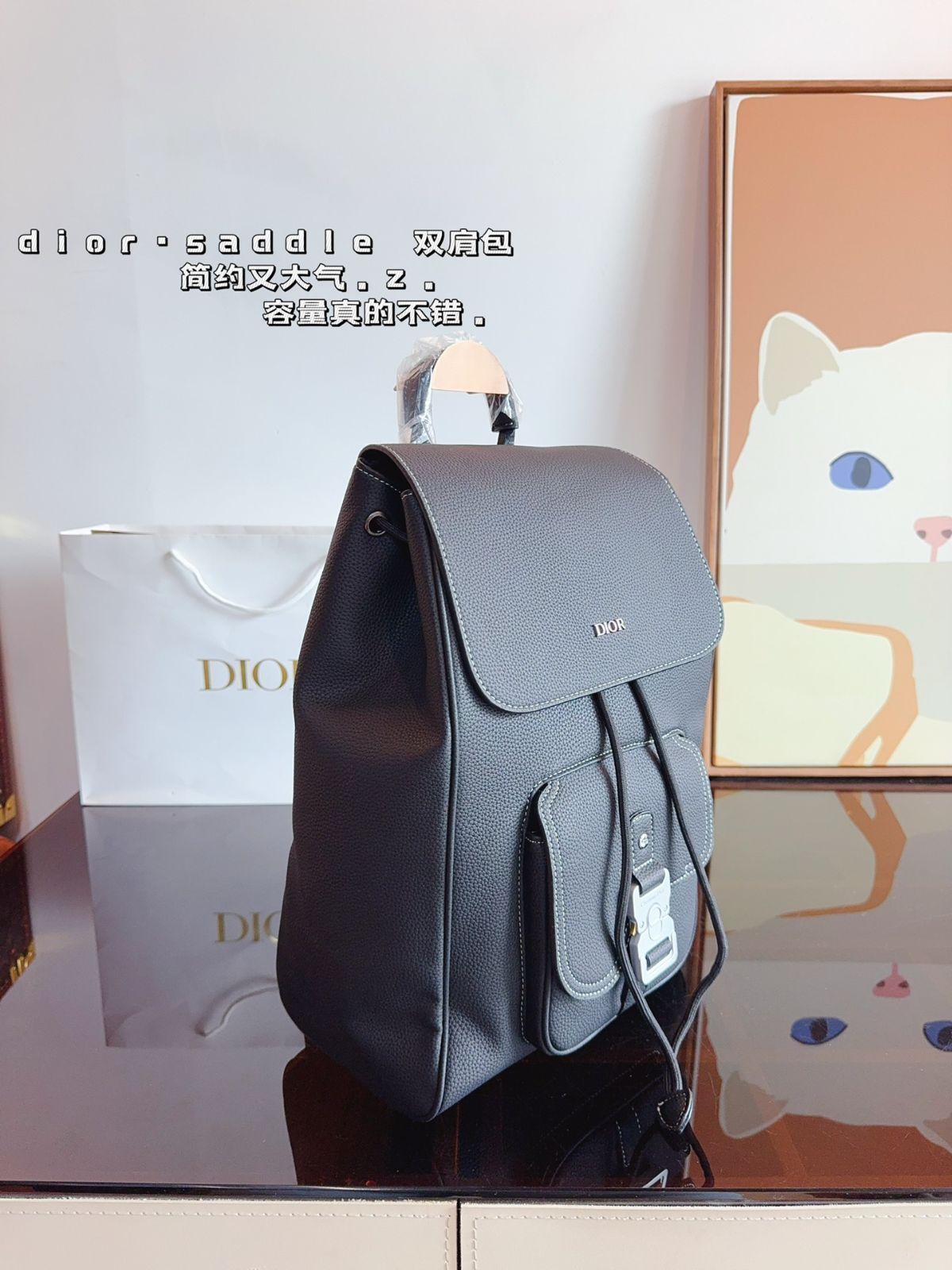 ディオール ショルダーバッグ 2ESCA415CDP Dior - ディオール 2ESCA415CD CDダイヤモンドショルダーバッグ
