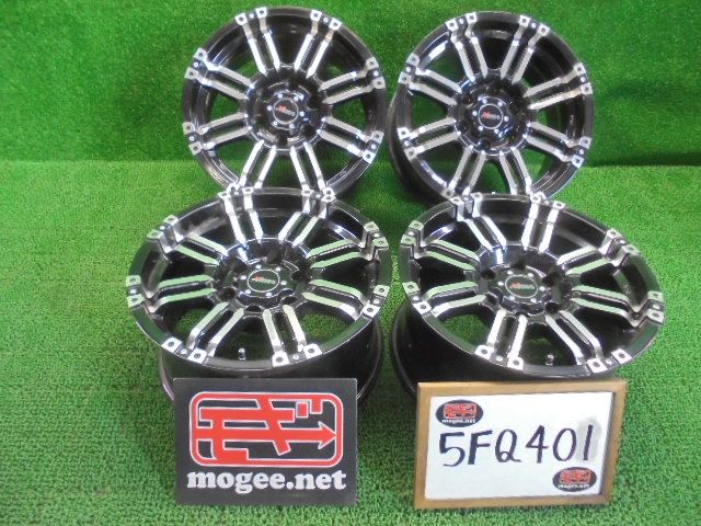 5FQ401 GG B-MUD X 17インチアルミホイール4本セット 17×8J 139.7×6H 20 150プラド ハイラックス FJクルーザー