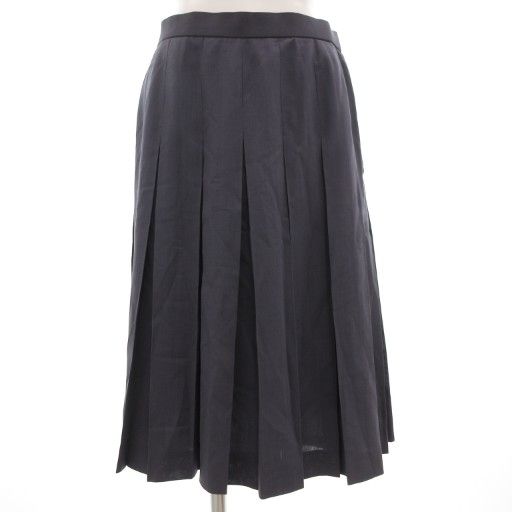 レリアン　プリーツスカート　ネイビー レリアン Leilian プリーツスカート （ネイビー