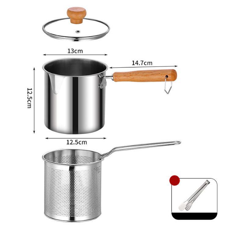 これ1つで7役 串揚げポット 深型 片手鍋 揚げ物用鍋 フライヤーポット