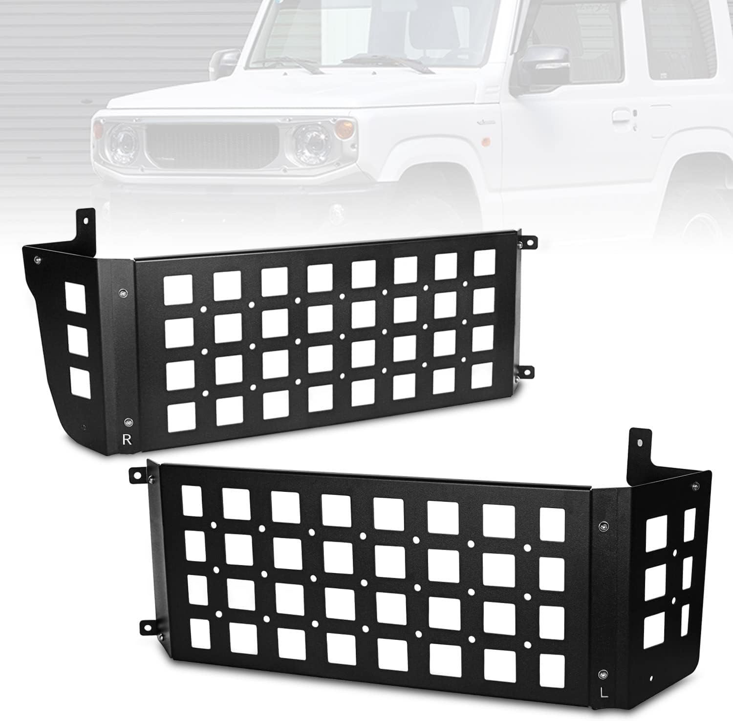 新型ジムニー車内収納ラック 2点セット JB64 JB74 シエラ対応 小物整理用 内装パーツ