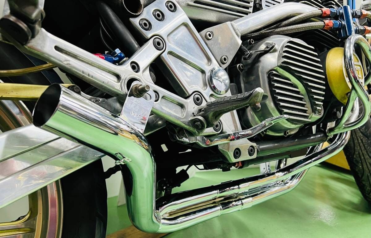 REDSTAGE 音の戦国 ゼファー400/χ 雷光外伝 メッキ サイレンサー付