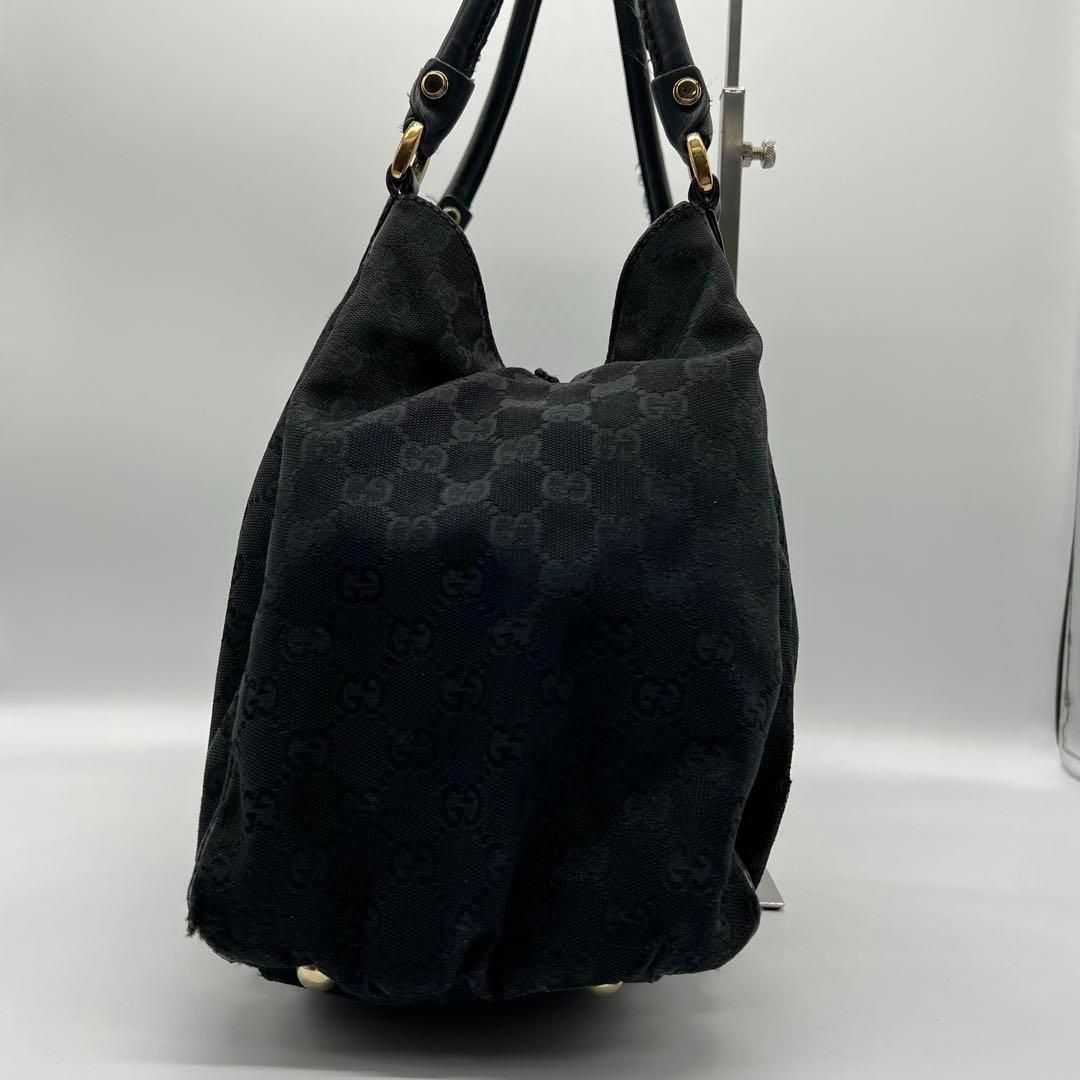 ✨️良品✨️GUCCI シマ アビー ハンドバッグ ゴールド金具 キャンバス