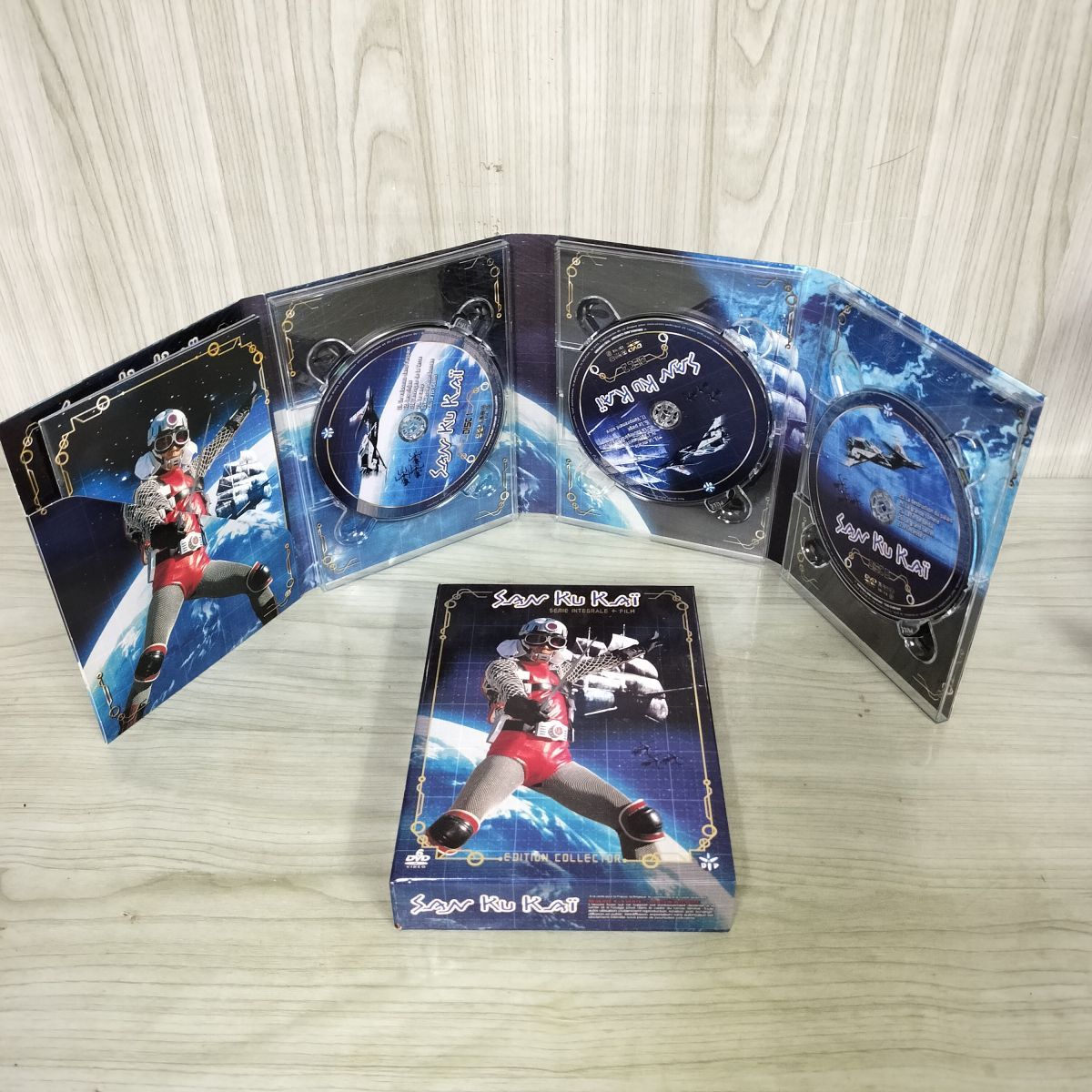 6枚組 DVDBOX 全27話 宇宙からのメッセージ 銀河大戦 石森章太郎 リージョン 2 San Ku Kai SERIE INTEGRALE FILM 030010