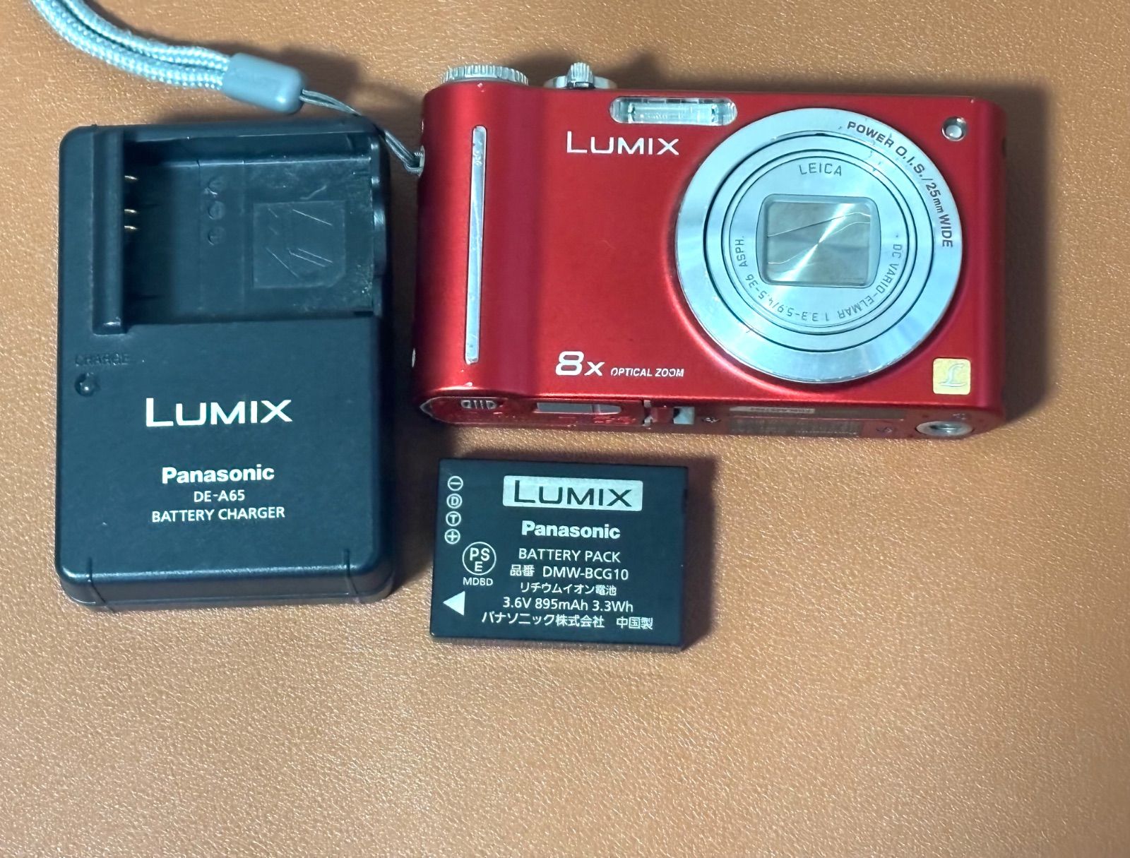 Panasonic パナソニック LUMIX ルミックス DMC-ZX1 レッド