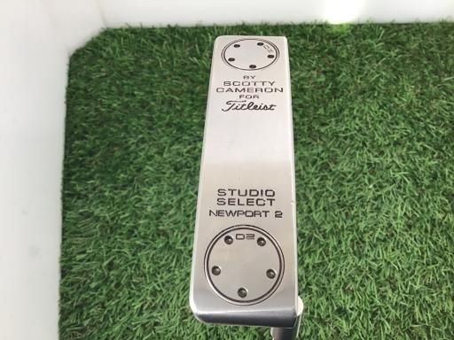 タイトリスト SCOTTY CAMERON STUDIO SELECT NEWPORT 2 33インチ 20g パター PT スチール フレックスその他 メンズ 男性用 右利き 右用 Cランク ゴルフクラブ