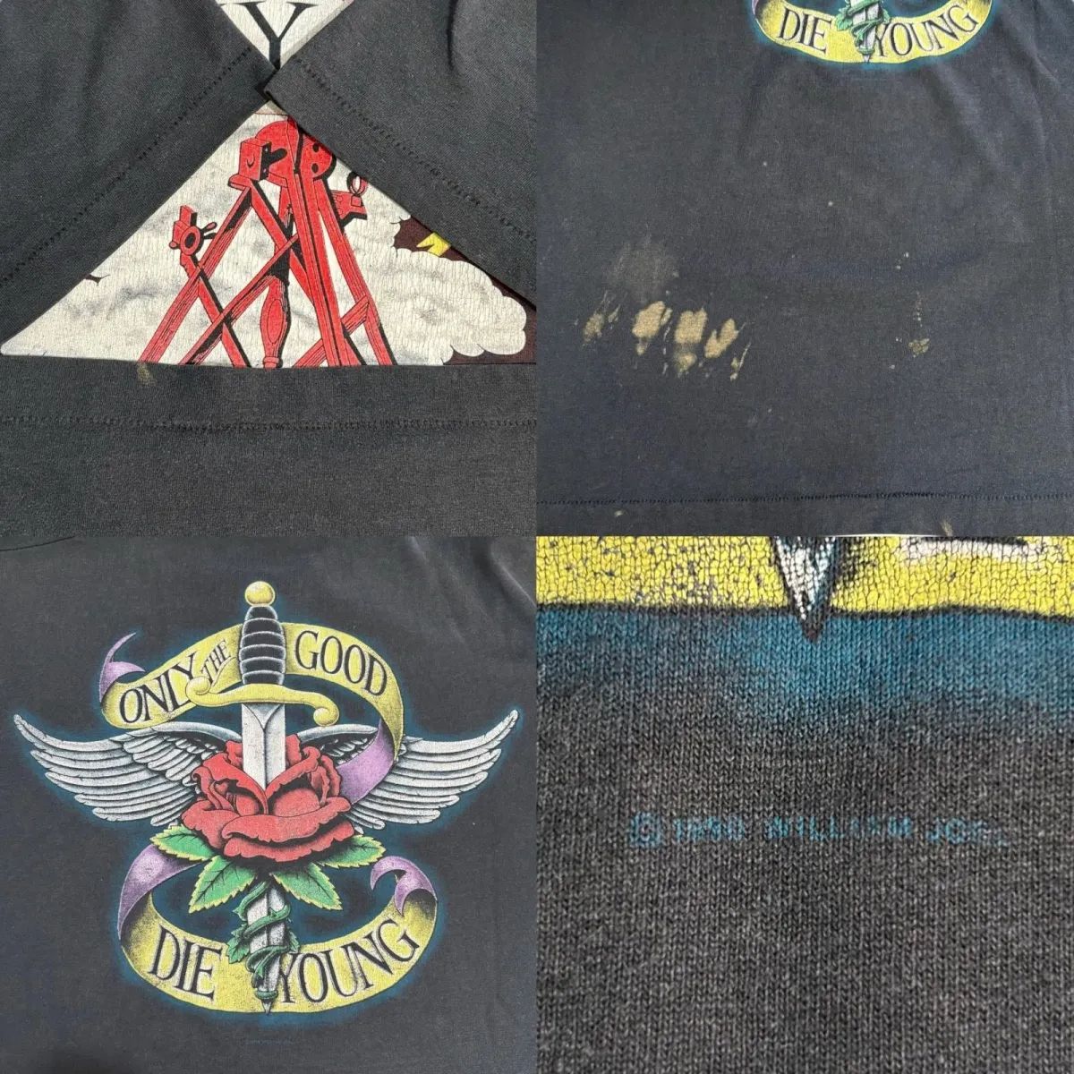 80s BILLY JOEL STORM FRONT S/S TEE ビリージョエル ストームフロント 