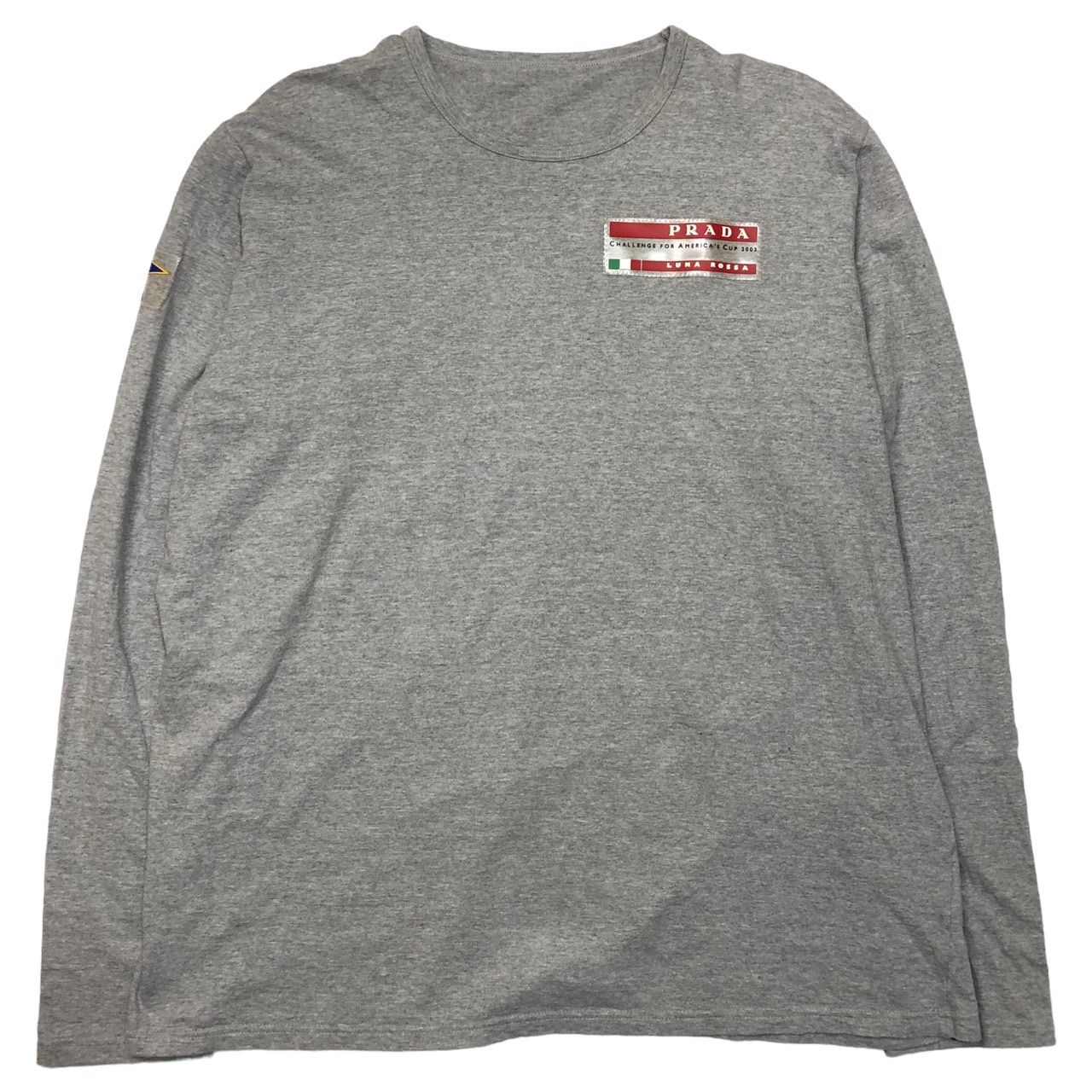 PRADA LUNA ROSSA(プラダルナロッサ) 00's rogo L/S T-shirt/ロゴ長袖