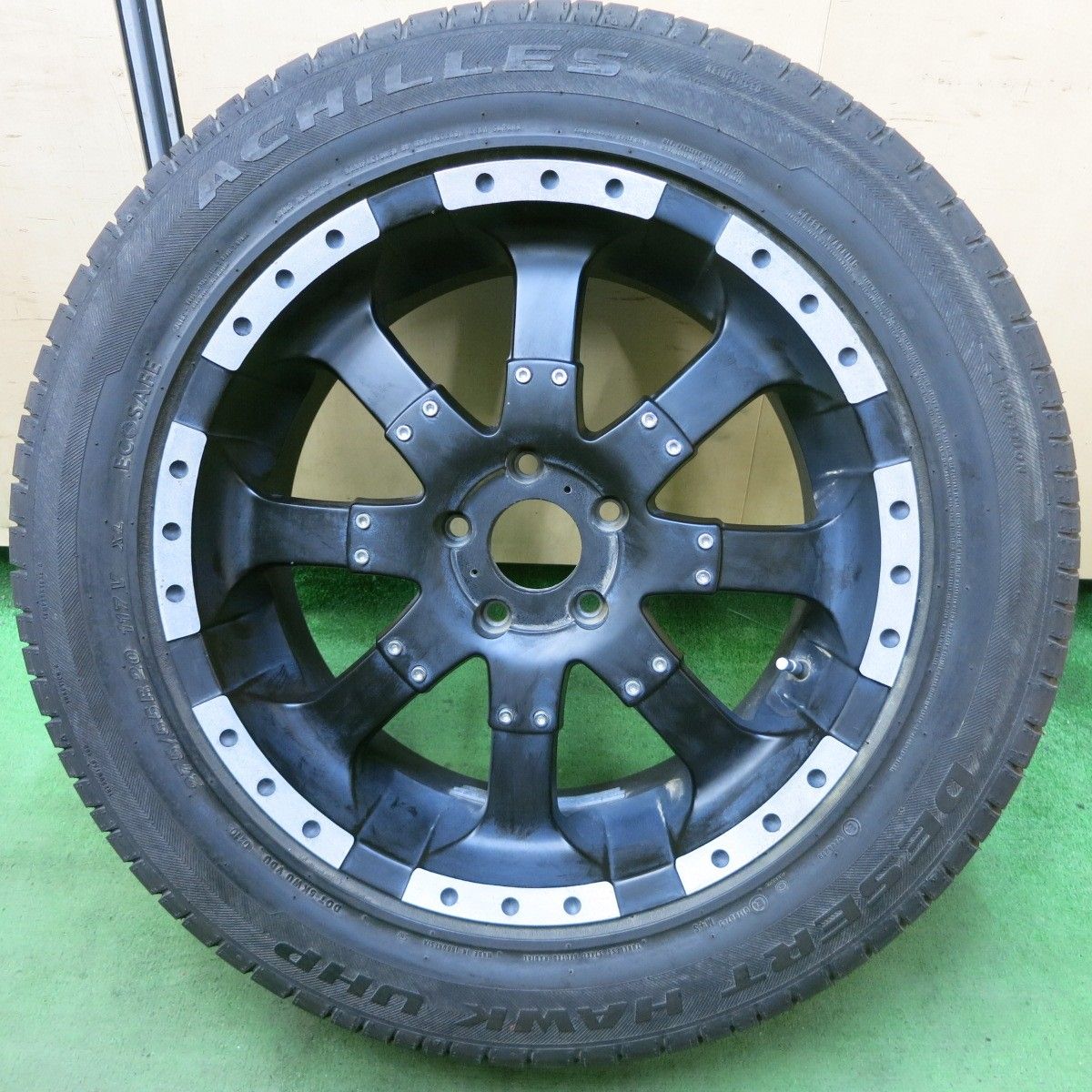 1本 ジープ 等 ULTRA MOTOR SPORTS 223B ゴライアス 275|55R20 アキレス デザート ホーク UHP ウルトラモータースポーツ PCD127|5H 5050901ナノ