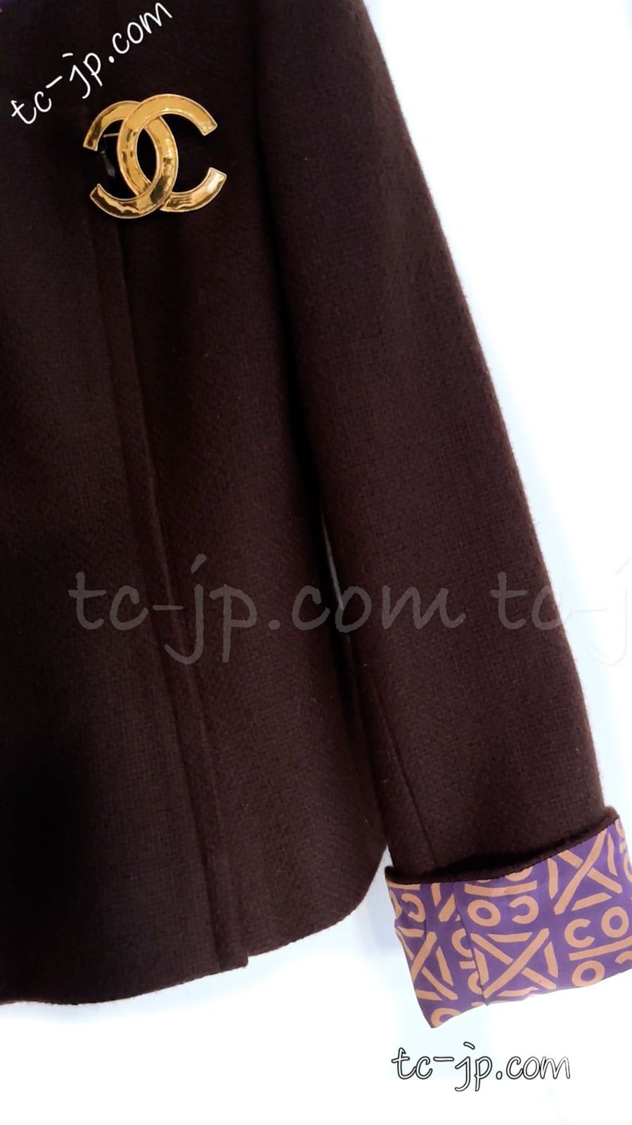 シャネル ジャケット スーツ セット CHANEL ブラウン 最高品質  