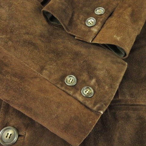 バリー BALLY ヴィンテージ スエードジャケット テーラード シングル 背抜き 本革 レザー 48 L 茶 ブラウン |AH21 GY44 WWW_MORNINGWALKER_COM