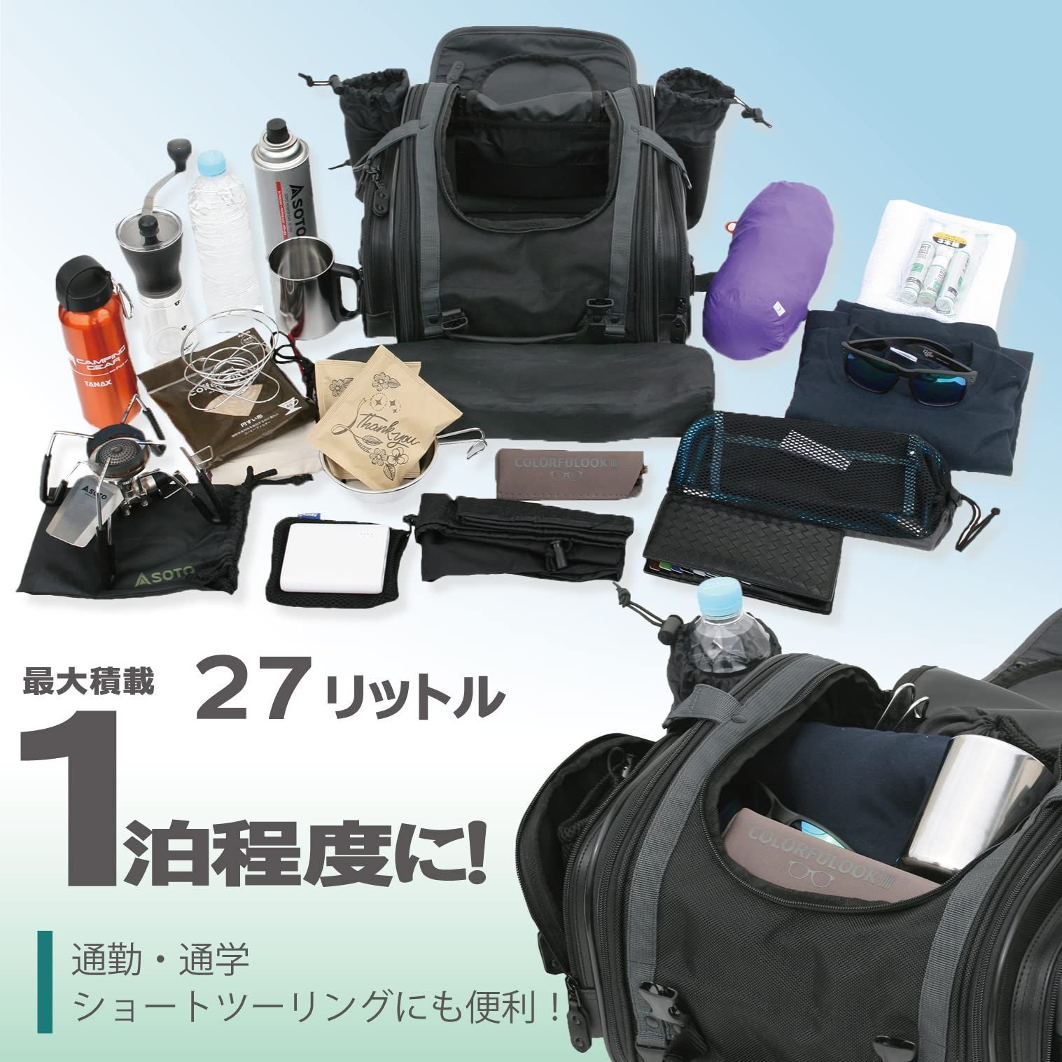 タナックス TANAX MOTOFIZZ バイク用シートバッグ