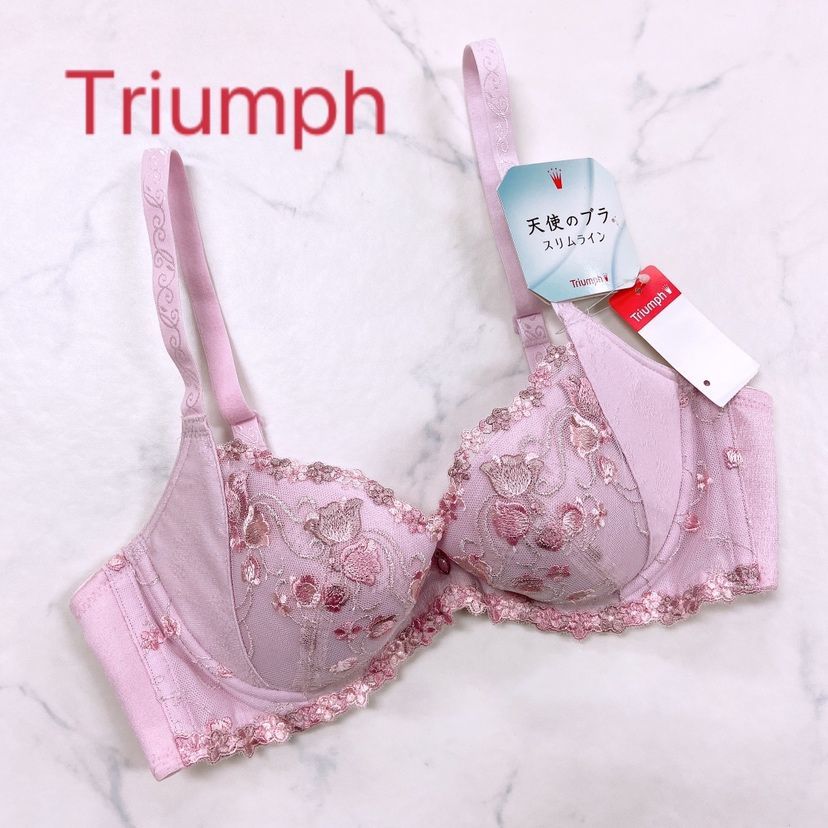 新品タグ付き】Triumph トリンプ 天使のブラ スリムライン ブラジャー