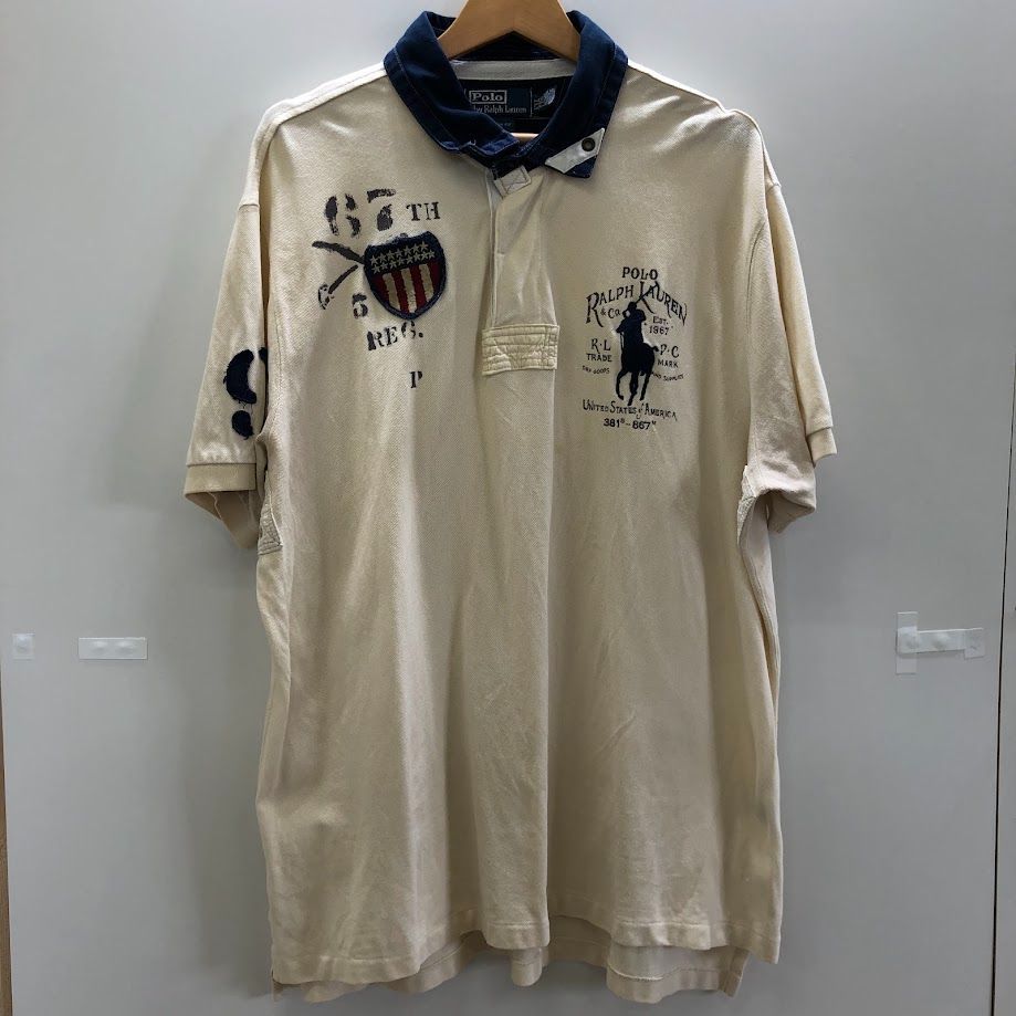 古着 90s ポロバイラルフローレン ポロシャツ ビッグポニーXXL