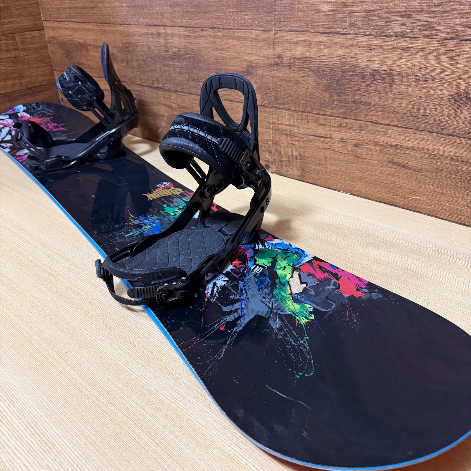 BURTON バートン スノーボード 155 cm SALOMON サロモン バインディング 25〜28 モデル