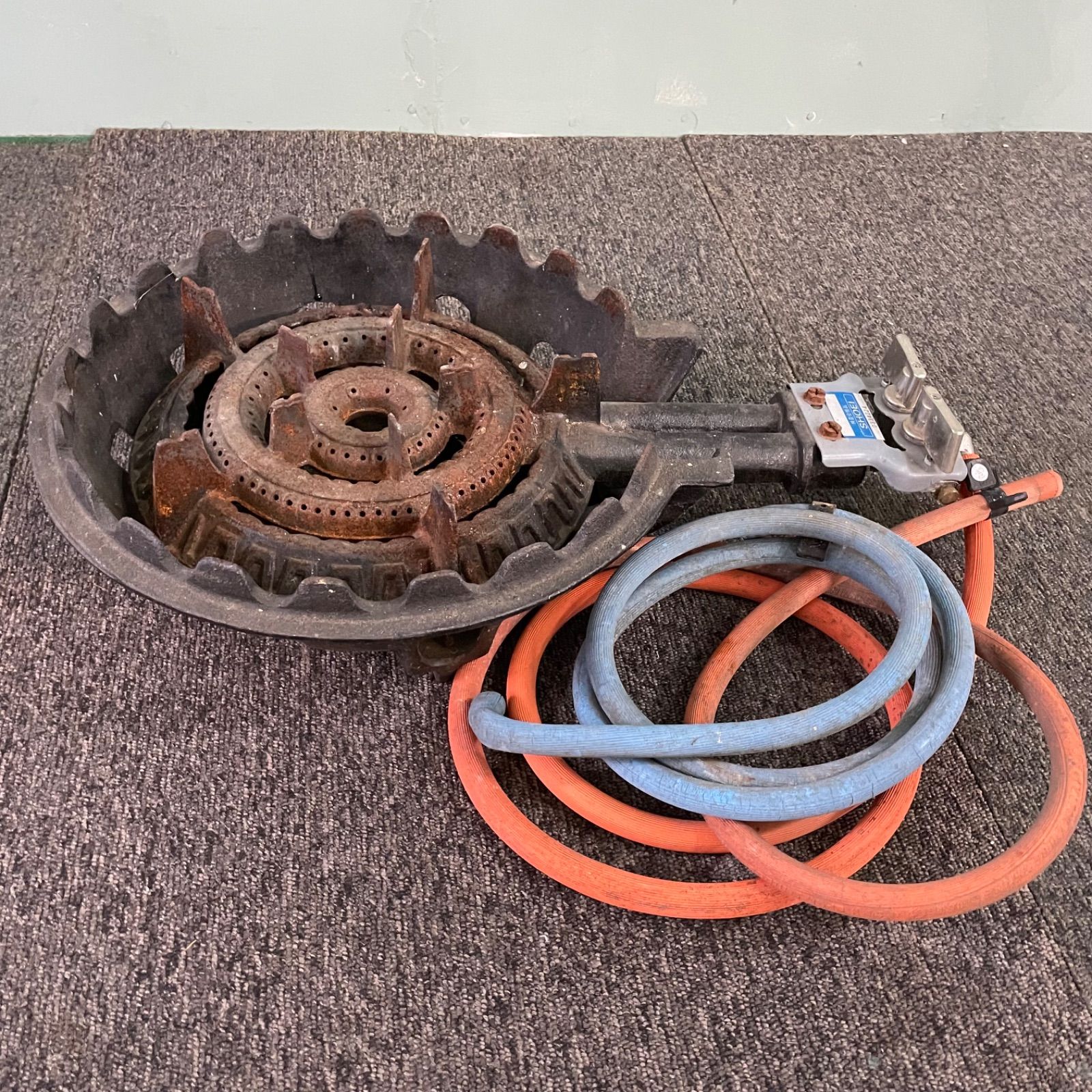 ♭ 昌栄物産 SHOEI 鋳物コンロ 業務用 ガスコンロ プロパンガス用 厨房