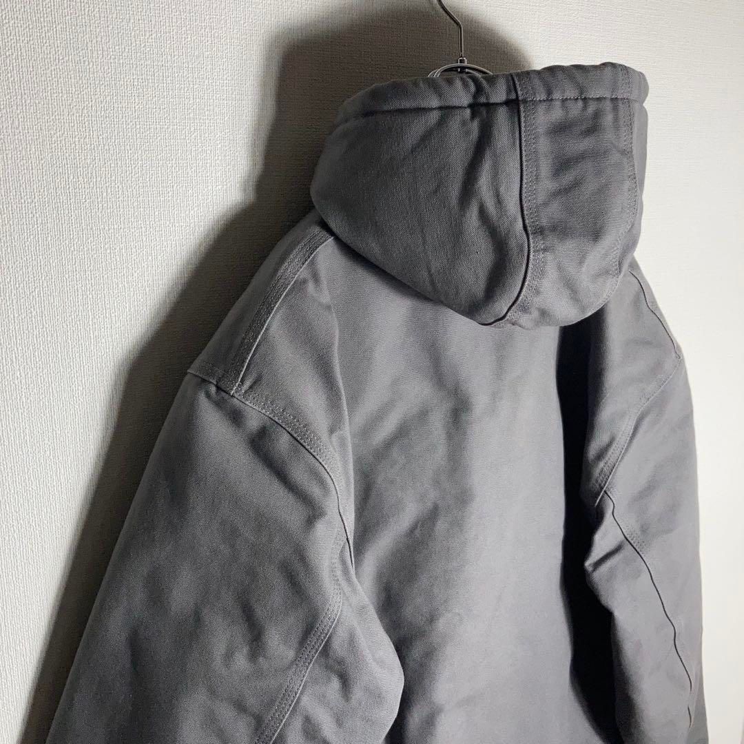 USA製】Carhartt アクティブジャケット ダック地 グレー L