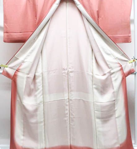 一輝堂】リサイクル着物 付下げ 金糸 正絹 約165.5cm 裄丈約65.5