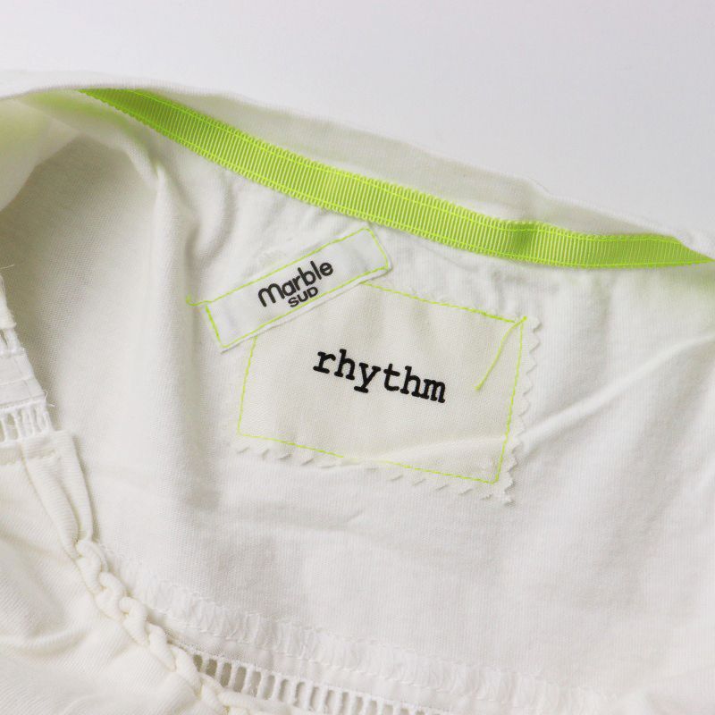 美品 マーブルシュッド リズム marble SUD rhythm フラワー刺繍 レース