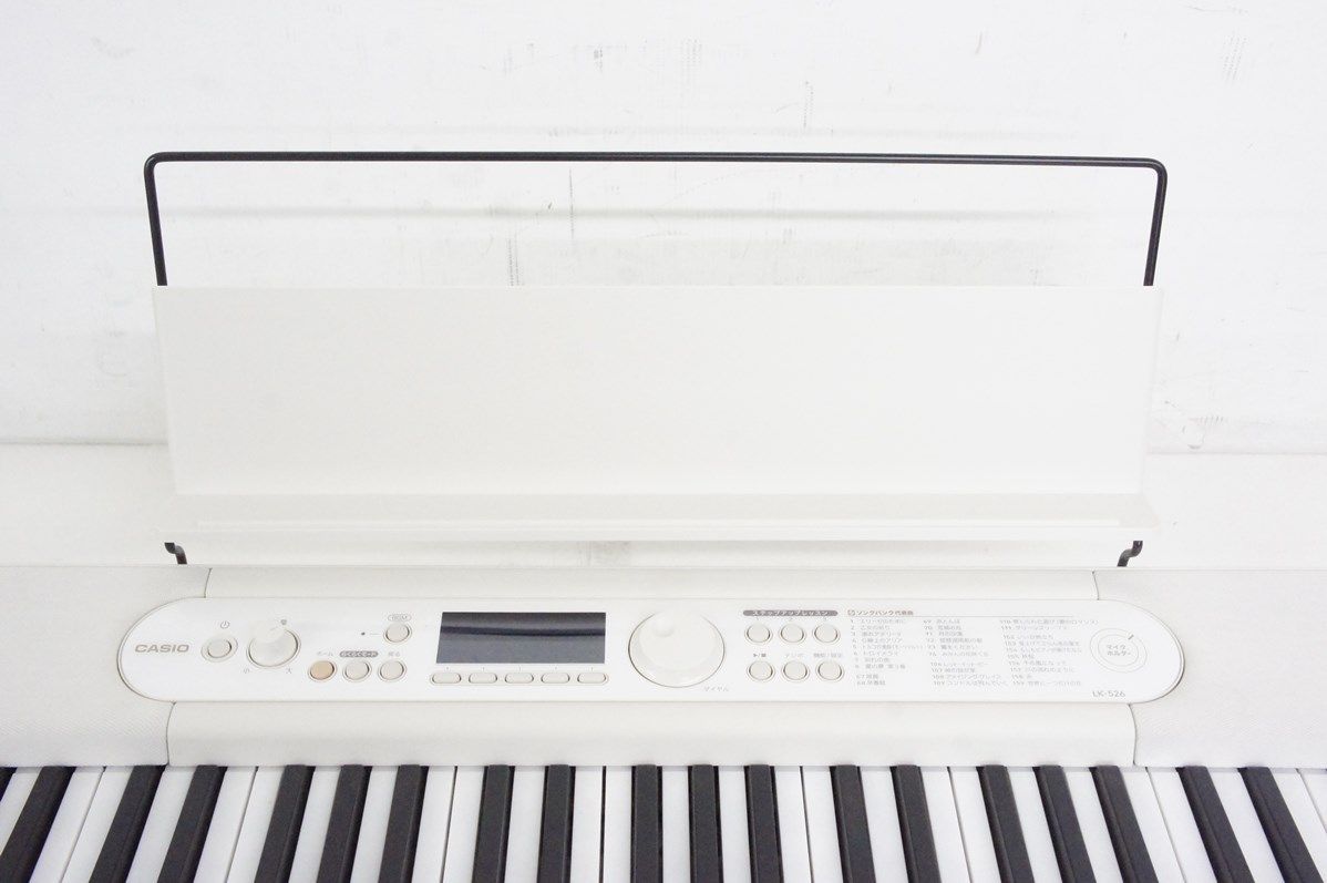 美品 CASIO カシオ 電子キーボード LK-526 光ナビゲーション 【公式通販】