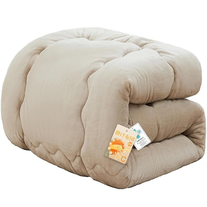 新品　Housecover 掛け布団 ダブル 暖かい フランネル 冬用 あったか 吸湿発熱わた 蓄熱 極厚 ボリューム 高保温 真冬 毛布の代わり 肌触り 布団 洗える 抗菌防臭防ダニ 静電防止 ふわふわ 掛布