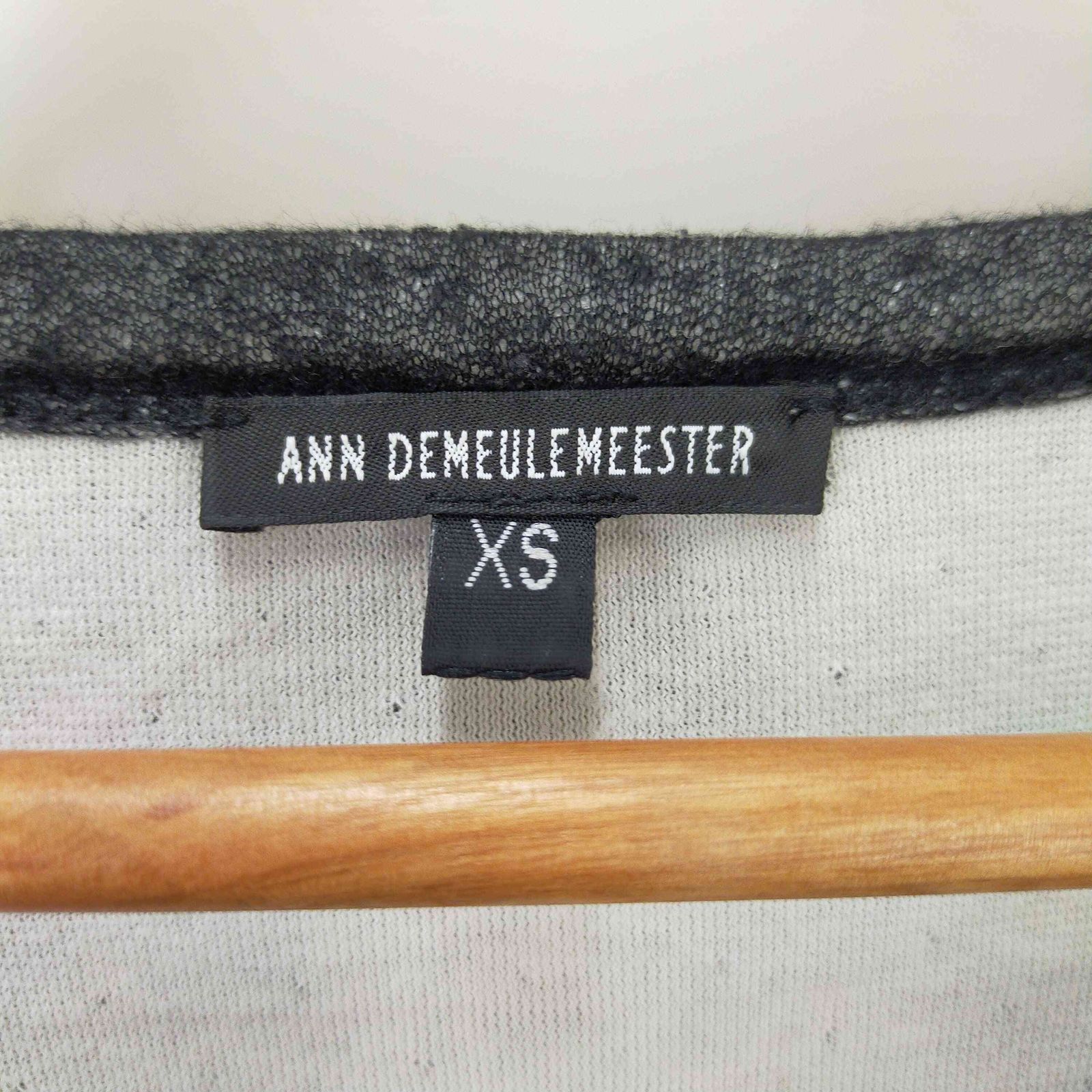 アンドゥムルメステール Ann DEMEULEMEESTER クルーネック ロングスリーブTシャツ メンズ import：XS 