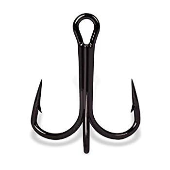 (6 Black Nickel) - Mustad UltraPoint KVD Elite Series Triple Grip Treble Hook (Pack of 11)