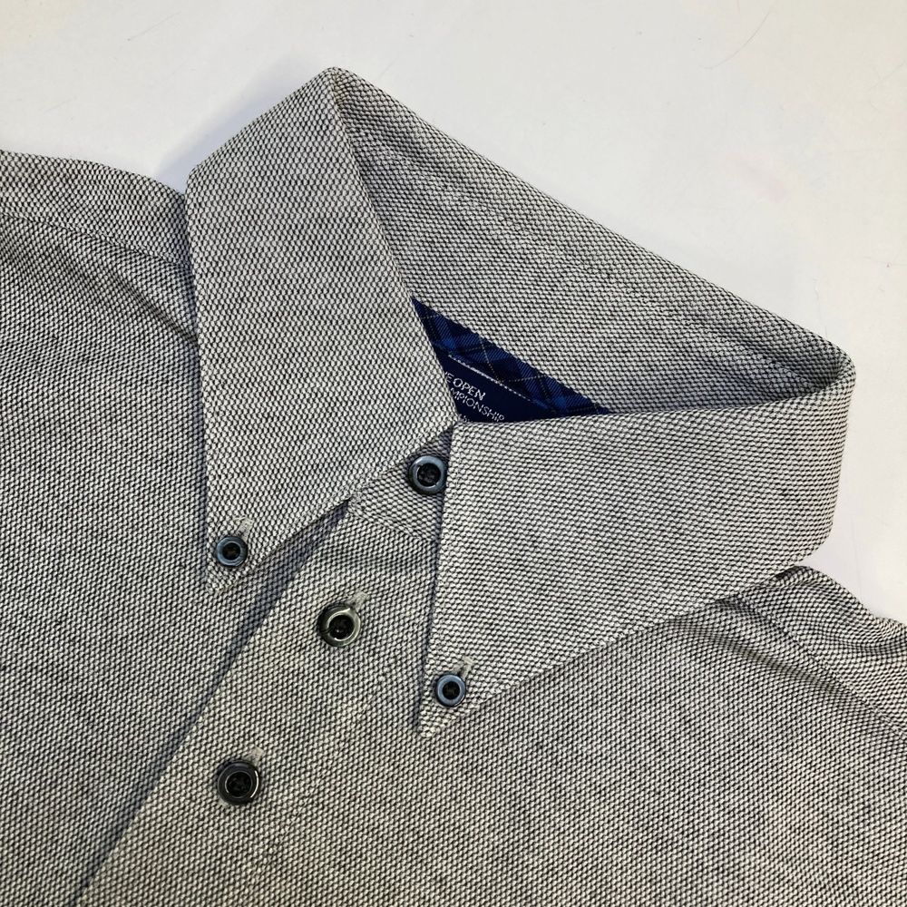 サイズ：LL MIZUNO GOLF ミズノゴルフ THE OPEN 半袖ポロシャツ ボタン