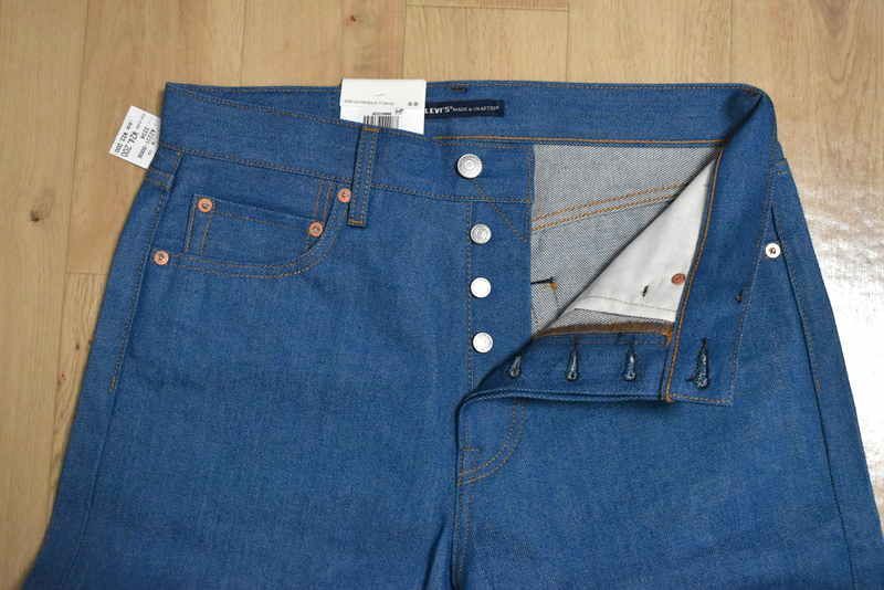 新品 LMC リーバイス 1980's 501 セルビッジ リジッドデニム W34