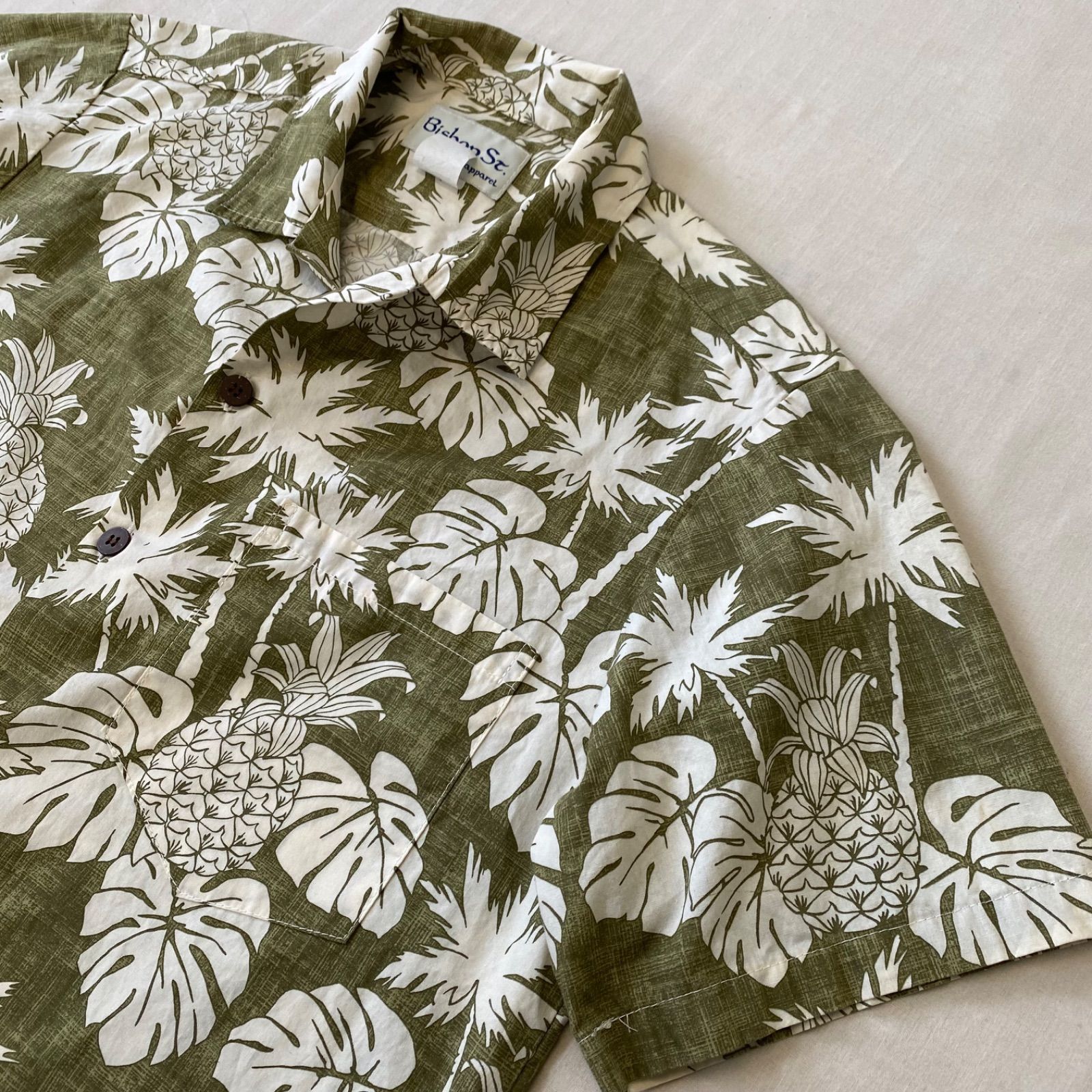 【USA製】Bishop St アロハシャツ ヴィンテージ レディース M-L