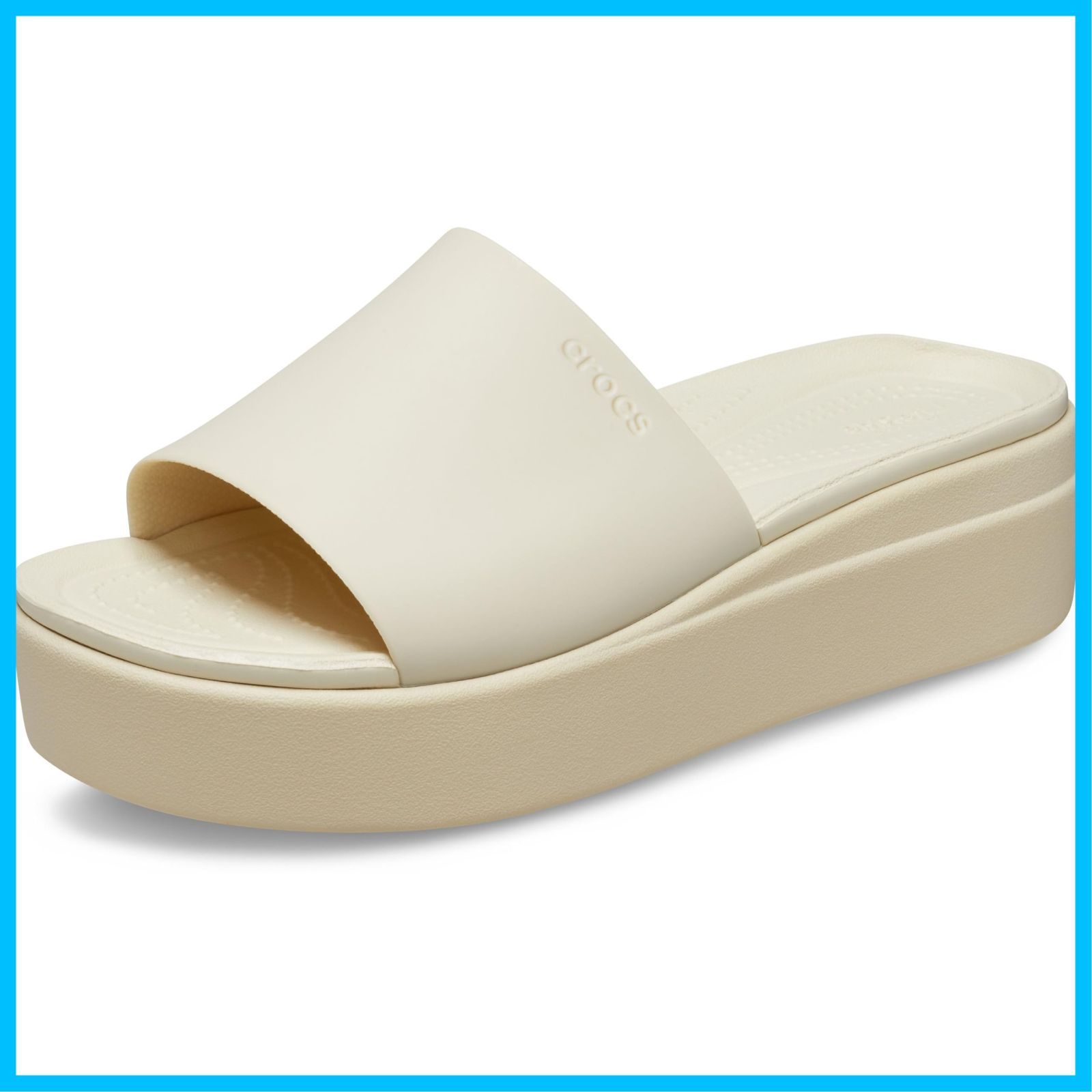 数量 ウェッジ ロー スライド ブルックリン レディース サンダル Crocs