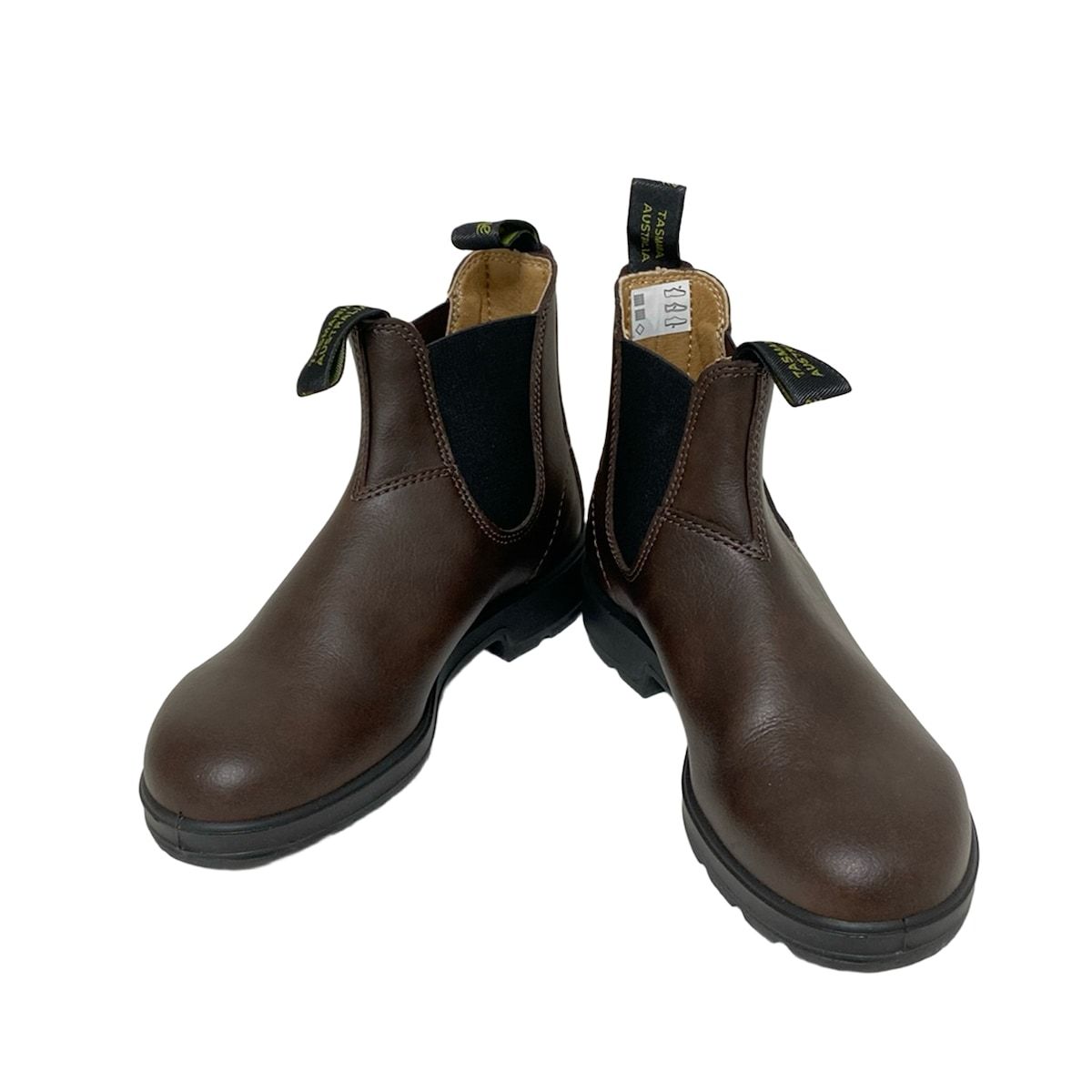 BLUNDSTONE ブランドストーン ショートブーツ 3 レディース - ダークブラウン サイドゴア レザー