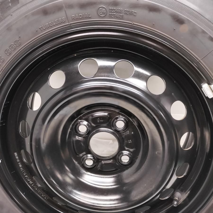 ◆配送先指定あり◆ ＜ノーマル X ホイール 1本＞ 185/65R15 ブリヂストン ’23年製　 15X6J トヨタ 純正 アクア等のスペアに 4H -100    中古