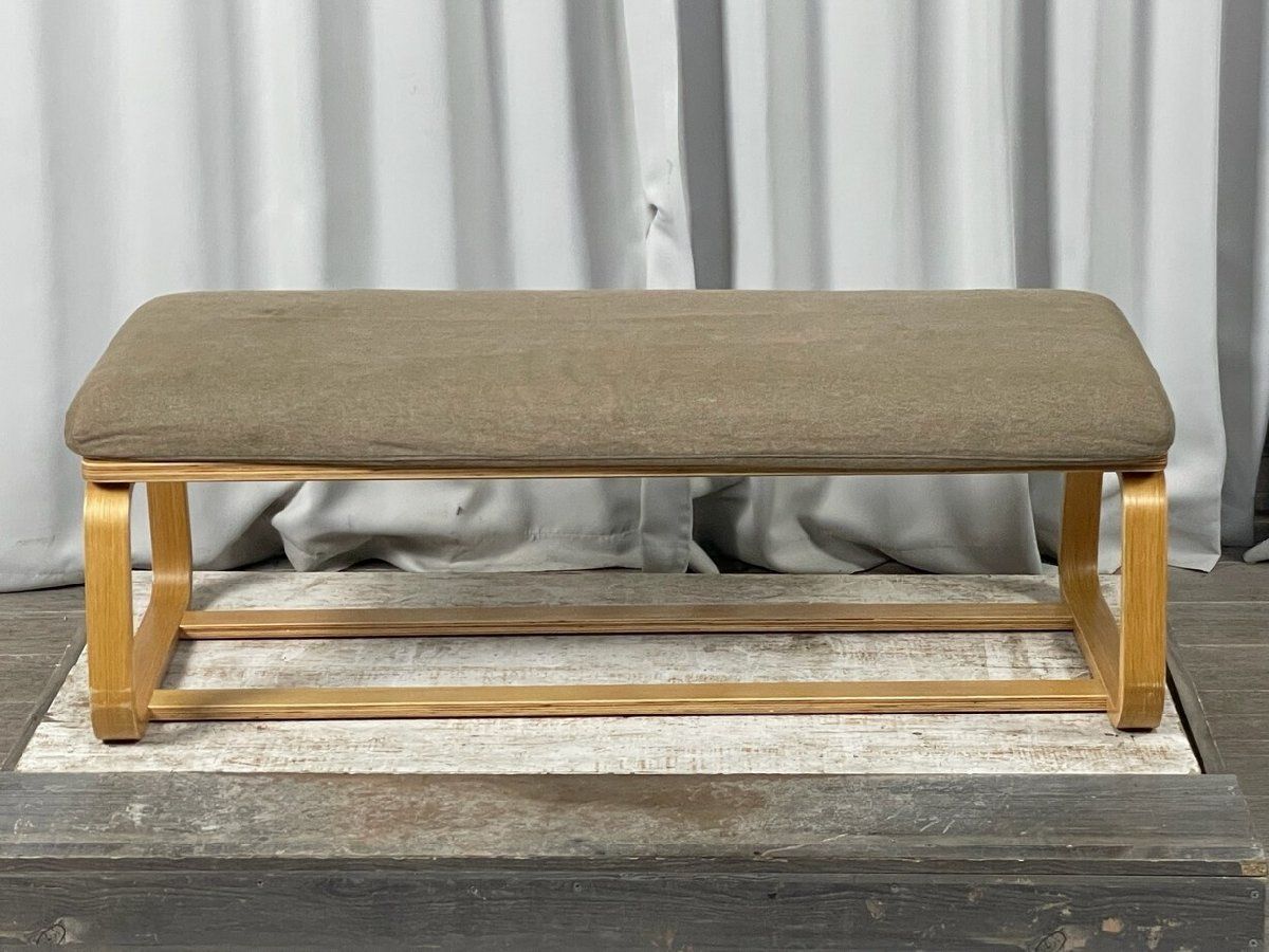 GS64 無印 リビング でもダイニング でも使える ベンチ チェア イス スツール ナチュラル モダン 神奈川県秦野市 A2