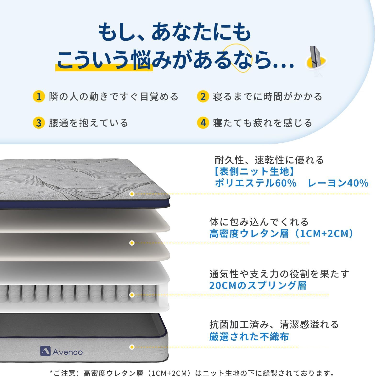 新着商品 竹炭入り ベッドマットレス 底付感無し 2.0mm 2.2mm スプリング406個 厚さ25cm ポケットコイル マットレス エッジサポート マットレス 高反発マットレス 消臭炭配合 やや硬い シングルマットレス 腰がつらくない 寝返りサポート シ WWW_KANDAIZUMI_COM