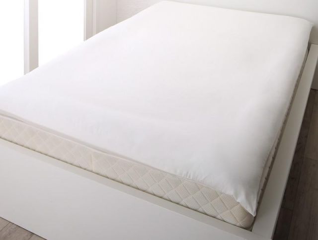 日本製・綿100％ エレガントモダンリーフデザインカバーリング lifea リフィー 和式用フィットシーツ セミダブルサイズ 布団シーツ ふとんシーツ