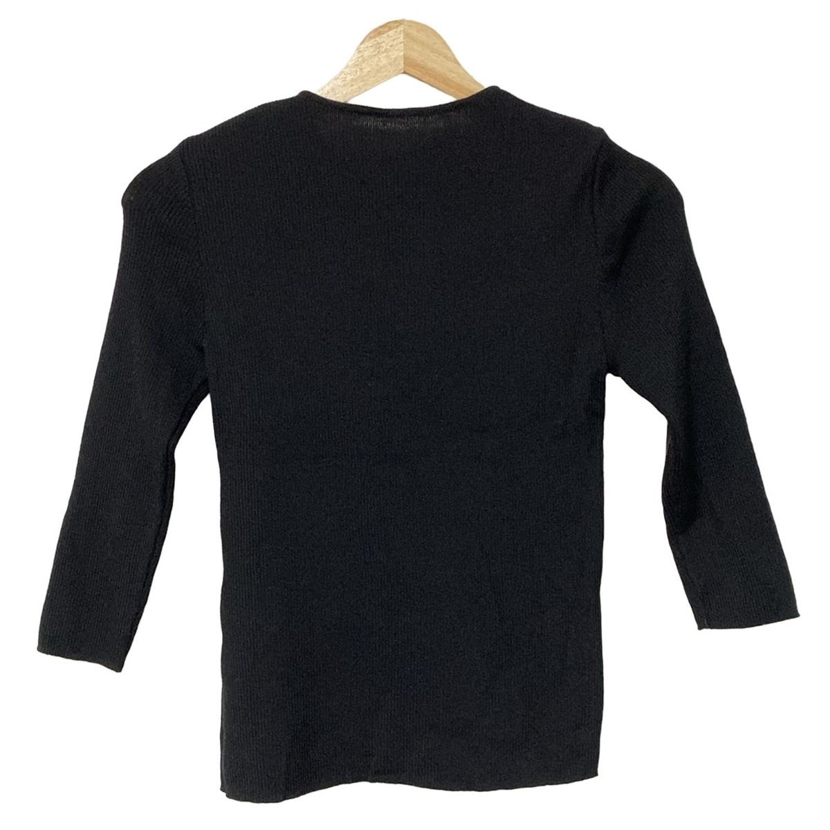Rene(ルネ) 七分袖セーター サイズ36 S レディース美品 - 黒