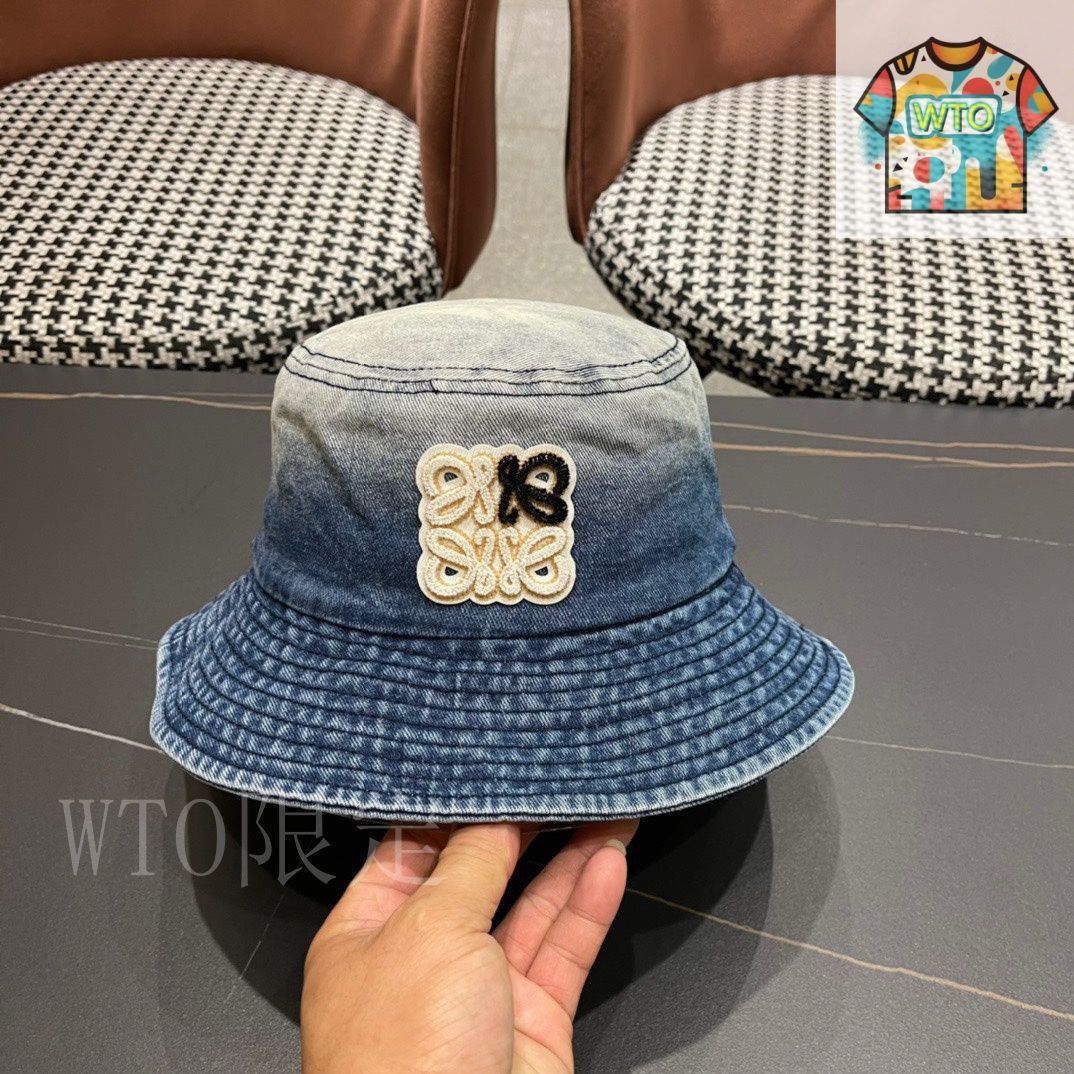 LOEWE デニム バケットハット フリンジ LOEWE デニム バケットハット フリンジ