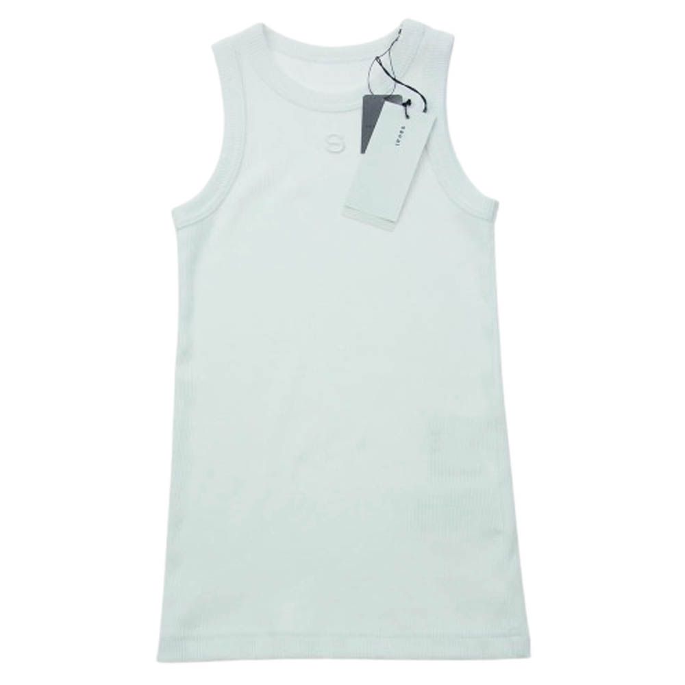 sacai - Sacai サカイ 25SS SCW-272 s Cotton Jersey Tank Top Sロゴ コットン ジャージー タンクトップ ホワイト系 1【新古品】【未使用】【中古】 Sacai サカイ 25SS SCW-272 s Cotton Jersey Tank Top Sロゴ