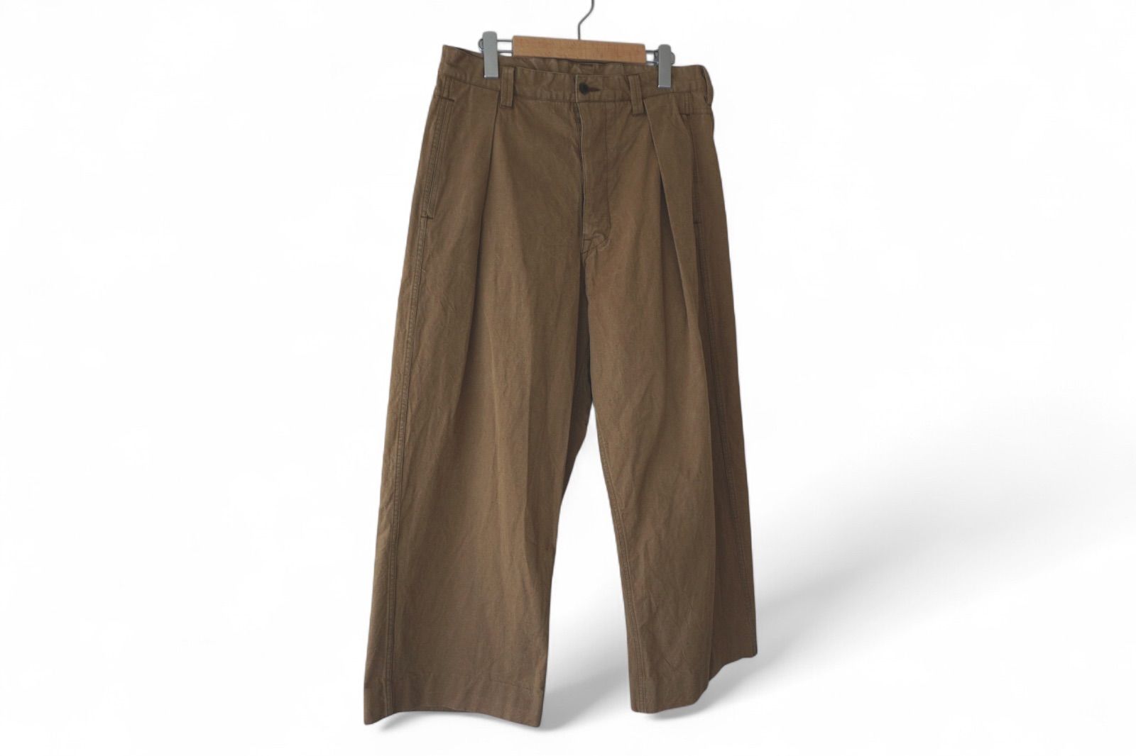 KAVAL カヴァル one tuck backle pants ワンタックバックル