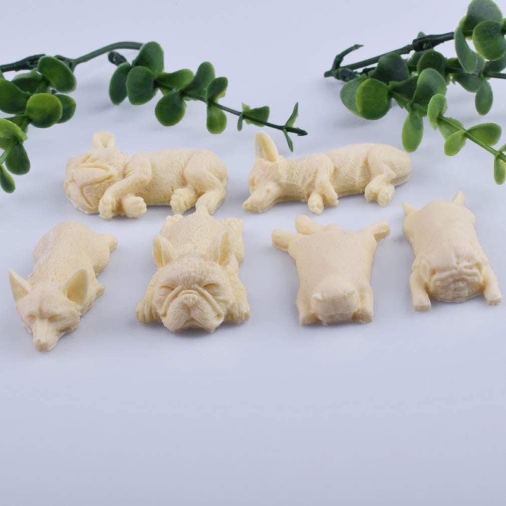 在庫セール】シリコンモールド 犬 猫 Olive-G 型 6種類 石鹸 粘土など ハンドメイド製作に ピンク メルカリShops