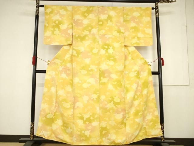 平和屋着物□長襦袢 無双仕立て 霞地紋 暈し染め 正絹 逸品 CAAW2636in