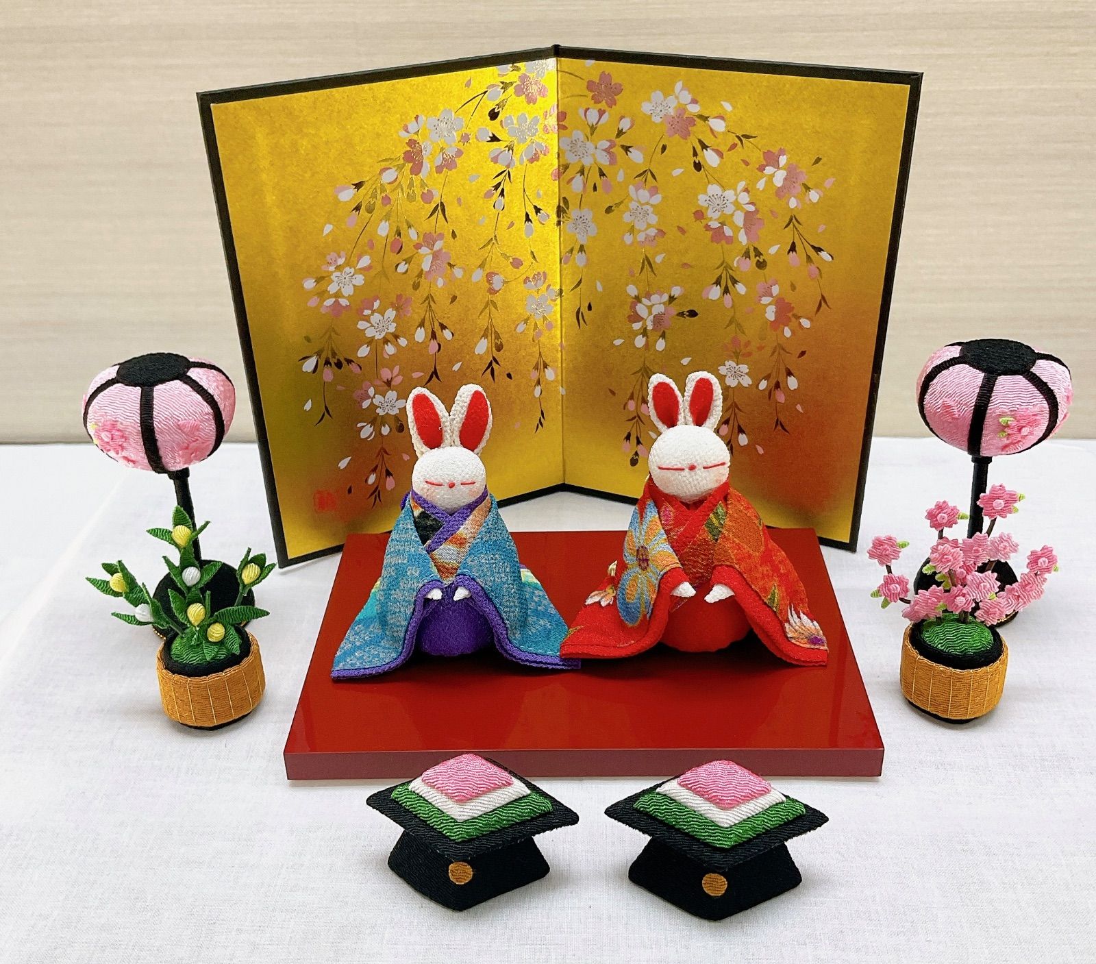 雛人形　桃の節句　ぼんぼり大菊灯 雛飾り、雪洞 一対 雛人形 桃の節句 ぼんぼり大菊灯 楽天市場