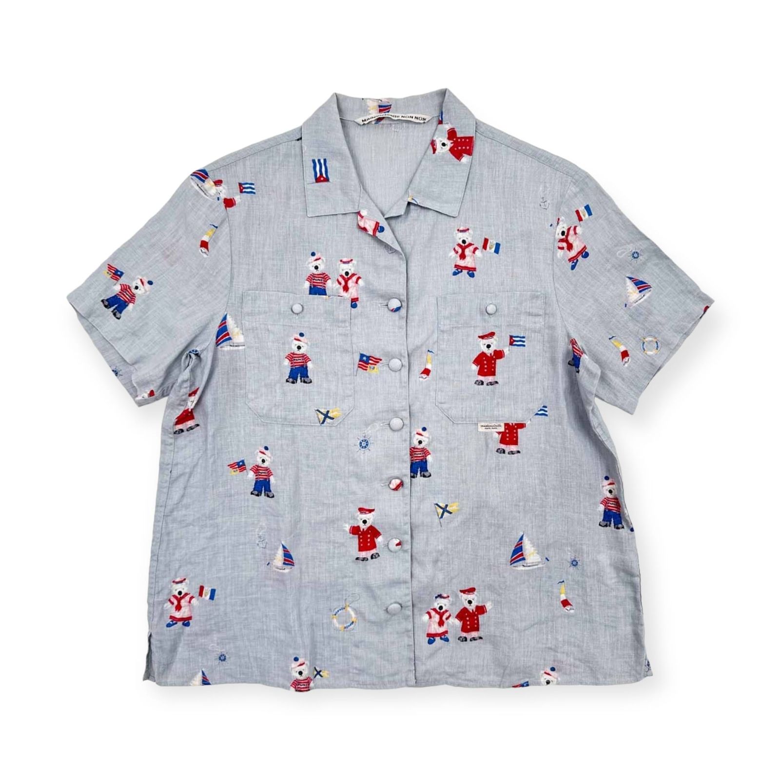 Mademoiselle NON NON アロハシャツ オープンカラーシャツ 【公式通販】
