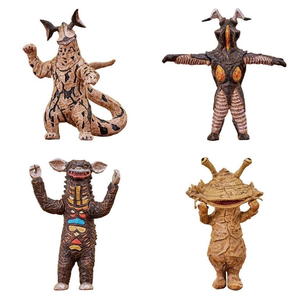 はしもとみおのウルトラ怪獣彫ってみた。02 全4種コンプリートセット