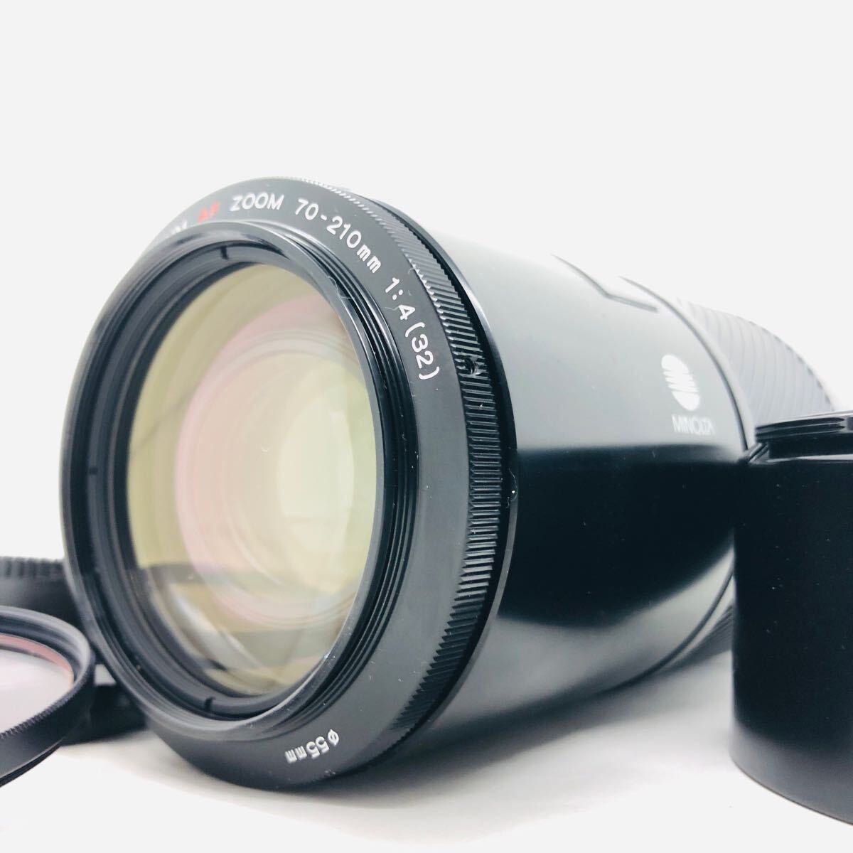 ☆極上品☆ミノルタ MINOLTA AF LENS 70-210mm F4 前後キャップ&レンズ