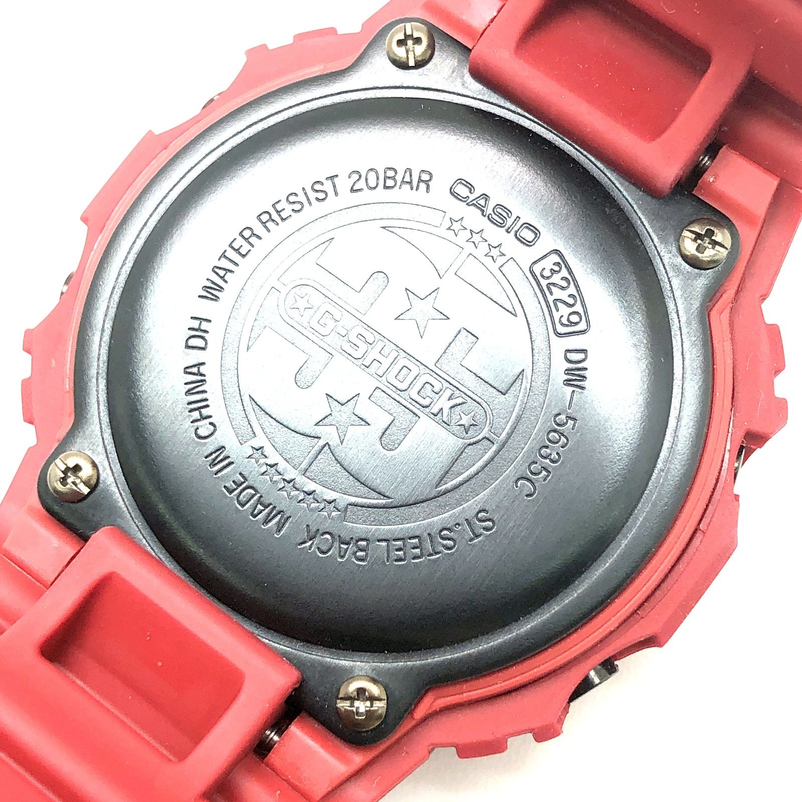 G-SHOCK ジーショック DW-5635C-4 35th ANNIVERSARY RED OUT 35周年 