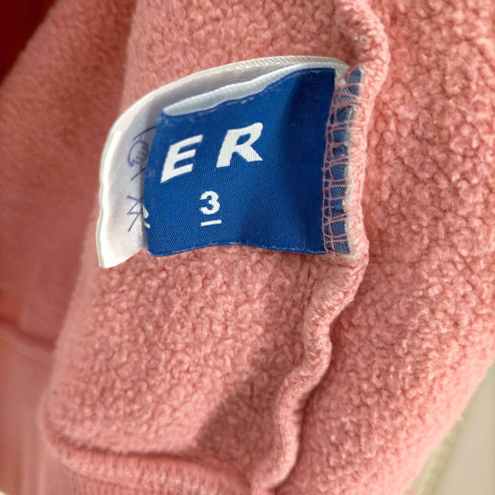 ADERERROR 19ss スウェット ピンク アダーエラー ADER error 19SS PINK SWEAT ロゴ プリント クルーネック