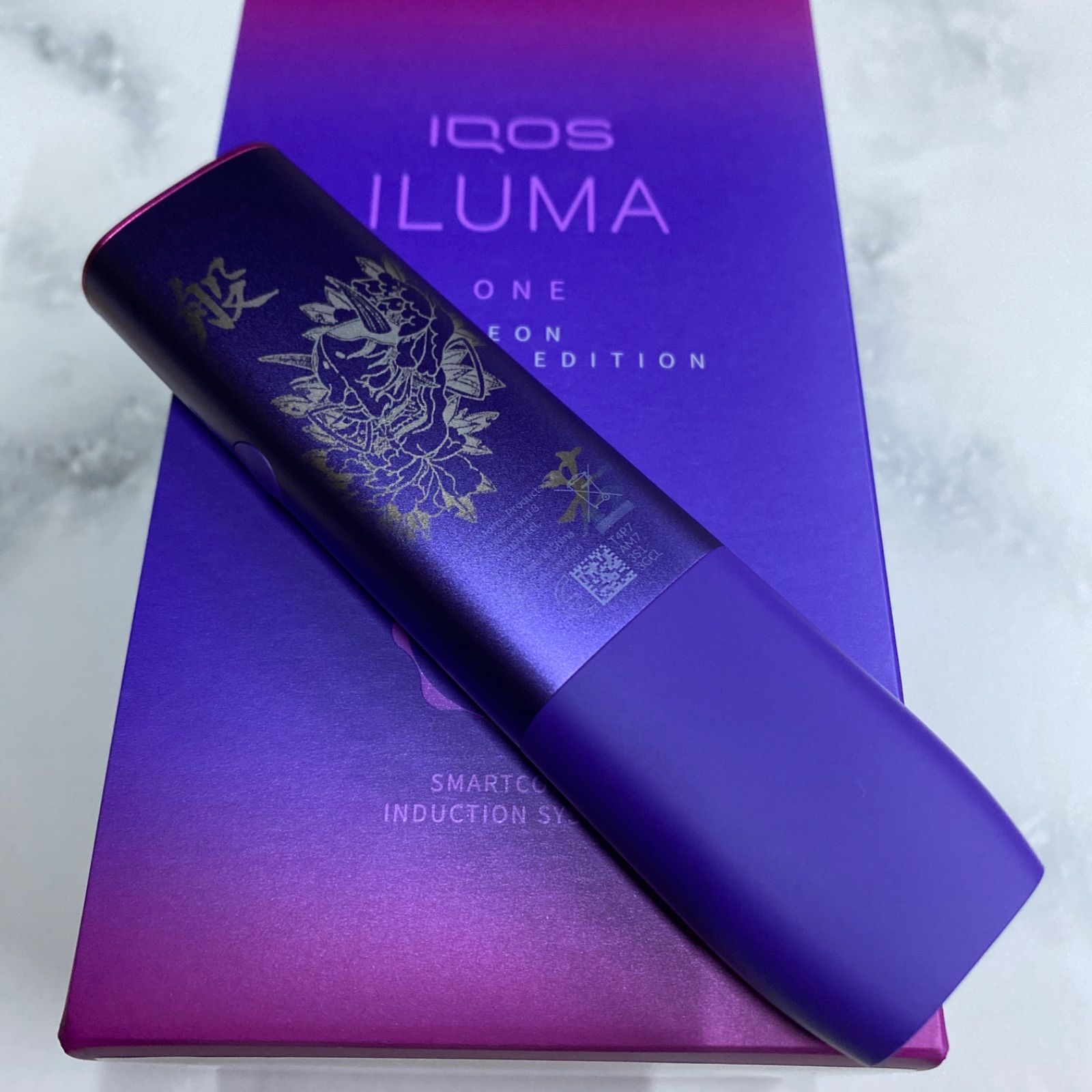 iQOS ILUMA ONE アイコス イルマ ワン 両面 レーザー加工 般若 菊 和柄 ...