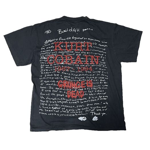 カードコバーン追悼カレンダー カート・コバーン 追悼 XLサイズ Tシャツ｜Yahoo!フリマ（旧